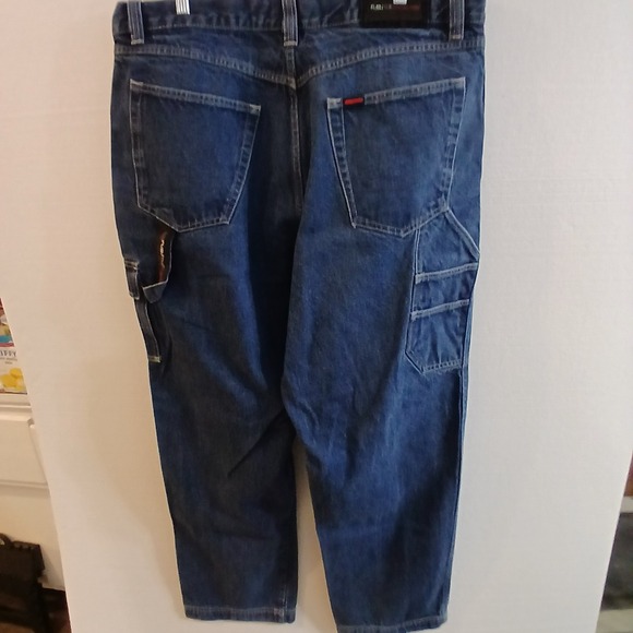 FubuThe Collection Men's Jeans40x34Cargo Pocket HammerLoop HipHop Baggy Wide Leg - Picture 9 of 16